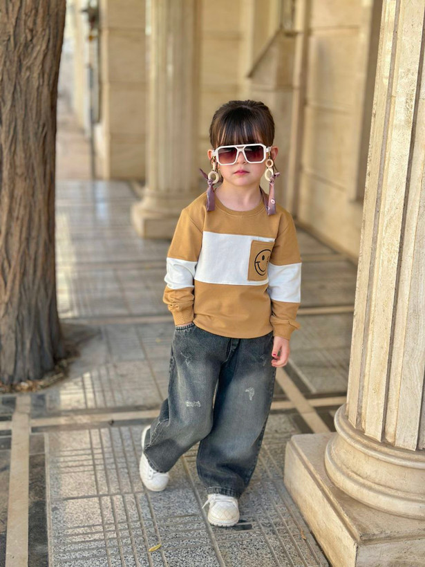 ست دورس و شلوار جین smile
