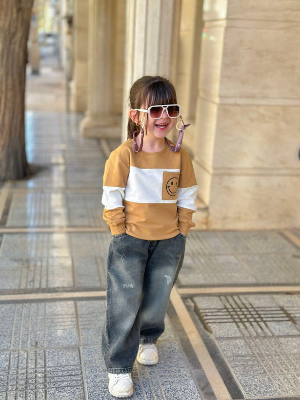 ست دورس و شلوار جین smile